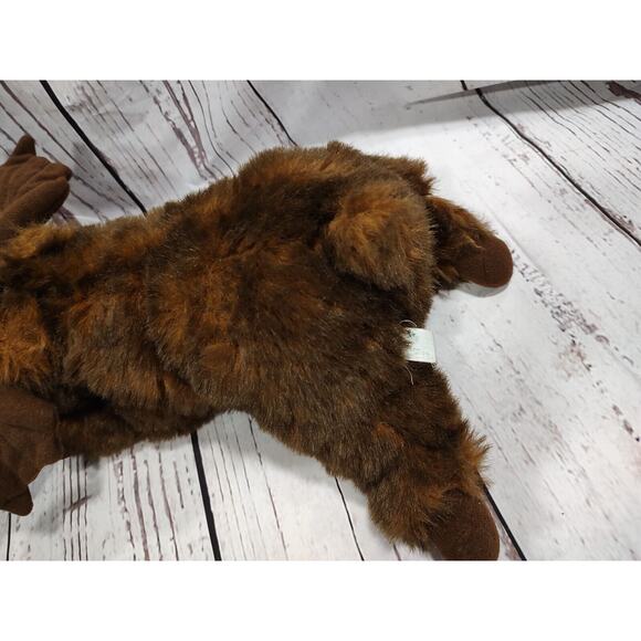 Moose laying down stuffed animal plush realistic - Picture 6 of 8